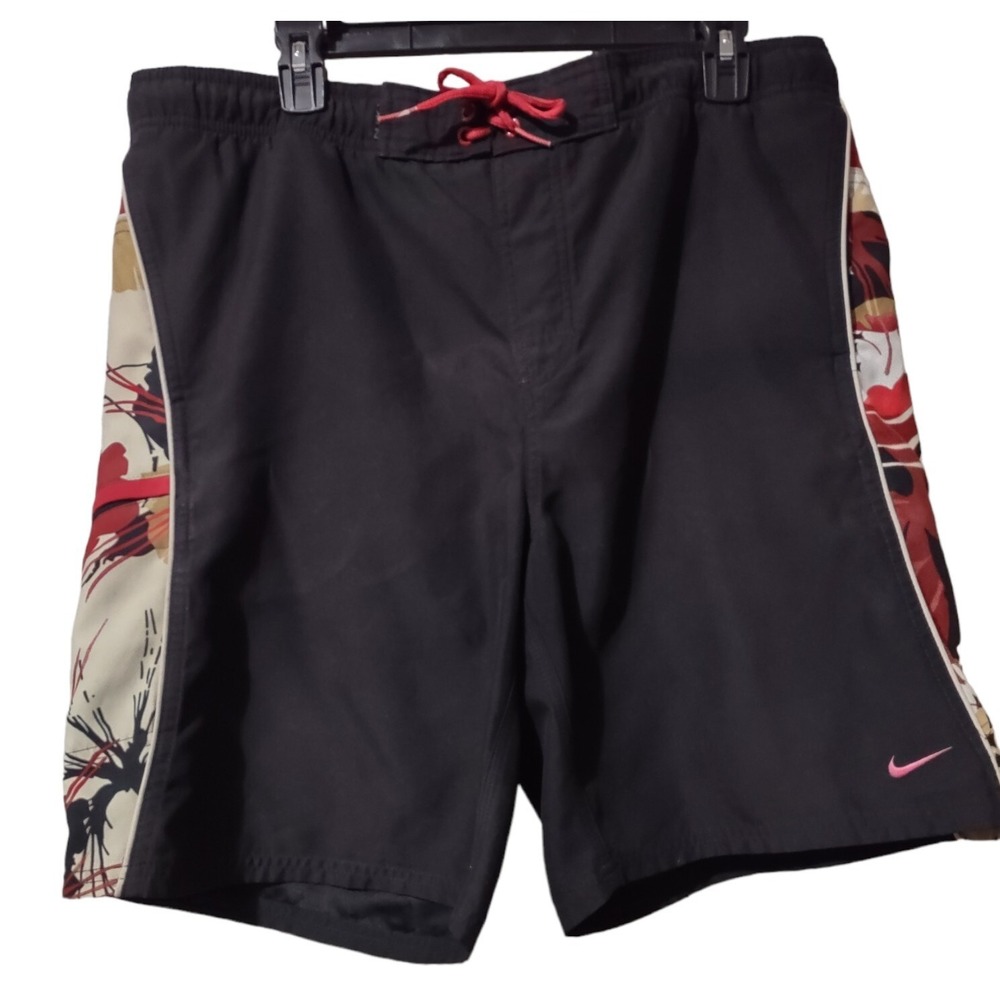 Swimsuit Nike M 32/34 Mens Swimwear Bathing Suit Surf Gorp Core Black Graphic‎